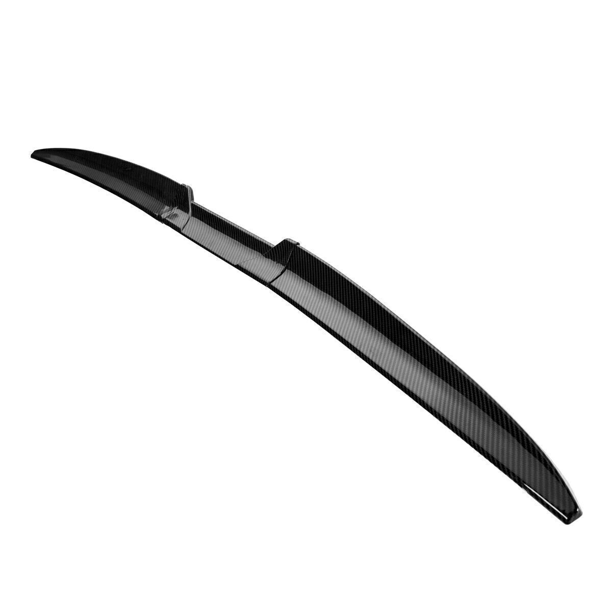 For Chevrolet Cruze Sedan 2011-19 Carbon Fiber Rear Trunk Spoiler Lip Tail Wing
