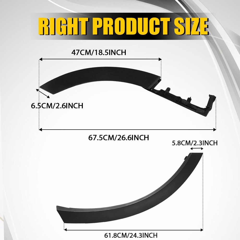For 2017-2022 Honda CR-V CRV Door Flare Molding Trim Rear Front Left Right Side