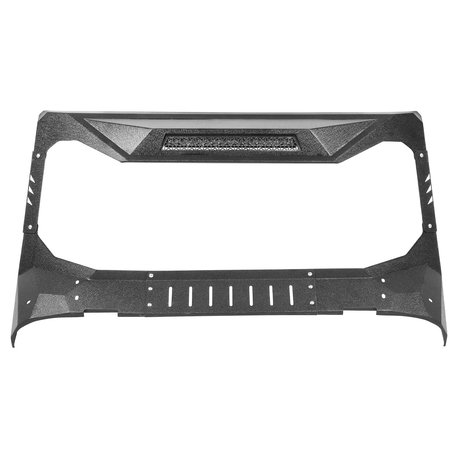 Windshield Frame Cover Visor Cowl Armor Set fit Jeep Wrangler JL JT 18-24 Used