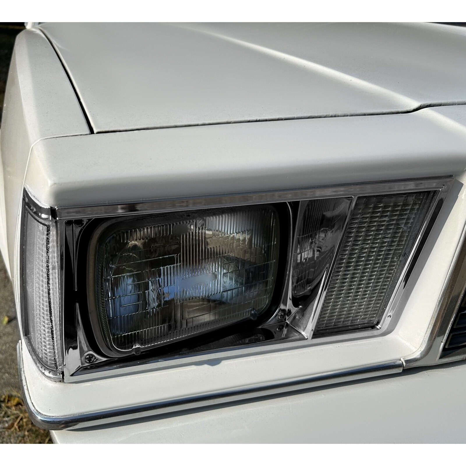 Headlight Headlamp Light Trim Bezel Set Chrome For 1978-1979 Malibu El Camino