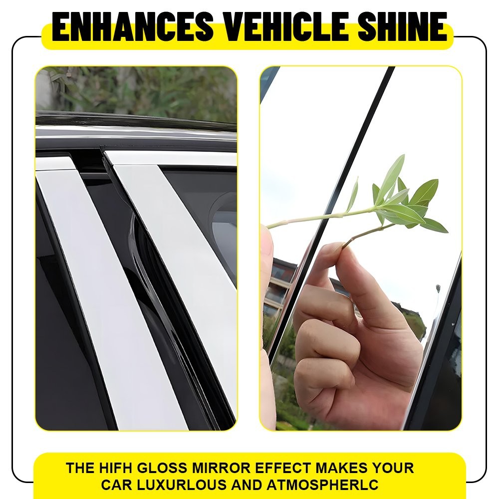Chrome 4PCS Pillar Posts Door Trim Cover For Chevy Colorado GMC Canyon 2015-22 Y