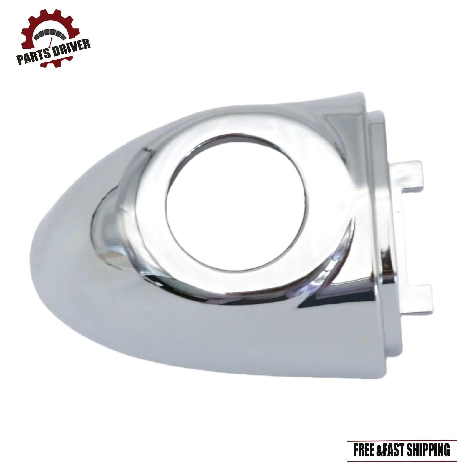 Silver Chrome Door Front Outer Handle Trim Molding Cap For Fiat 500X 2016-2021