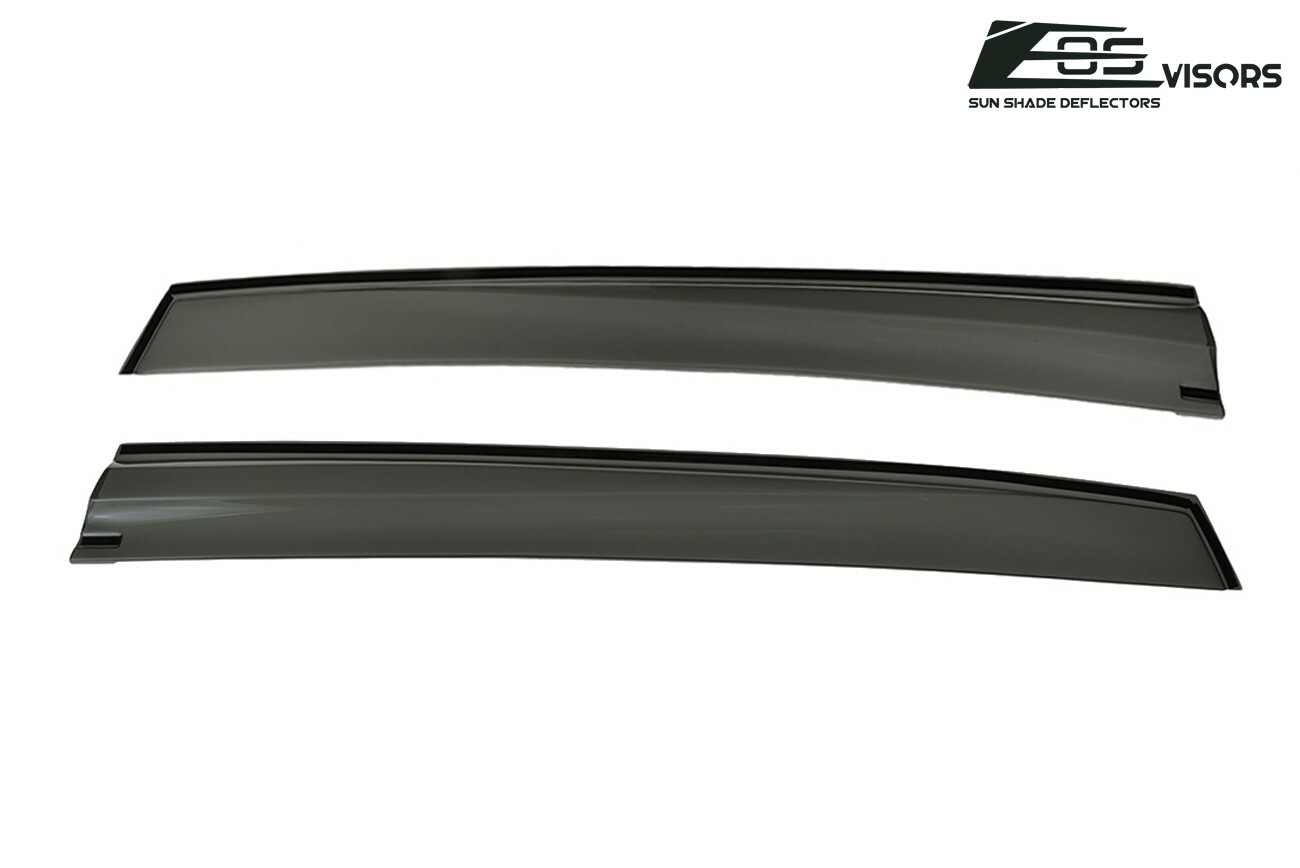 JDM MUGEN SMOKE TINTED Side Vents Sun Shade Window Visors For 14-20 Acura MDX