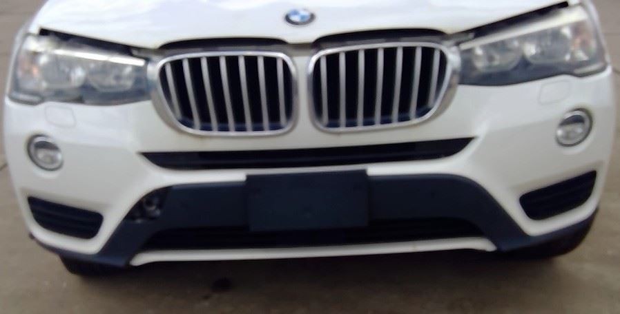 2015-2017 BMW X3 Front Bumper Cover Fascia Assembly w/Automatic Park 300u White
