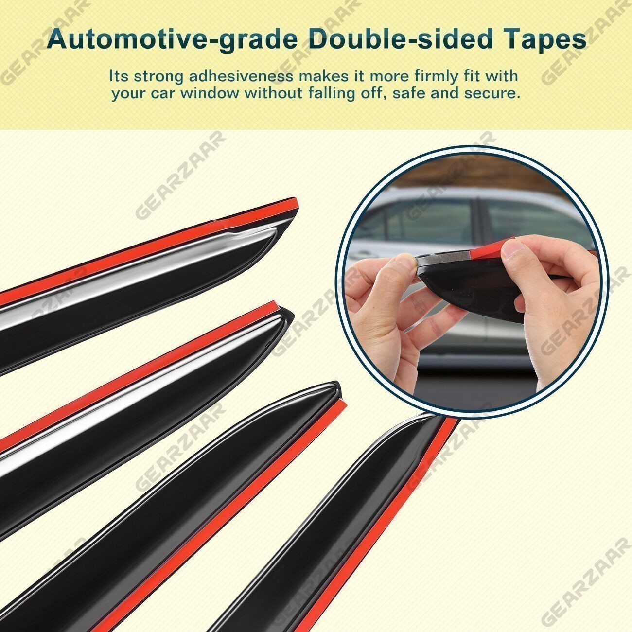 Window Visors Rain Guards Deflectors For 2019-2024 Nissan Altima JDM Mugen Style