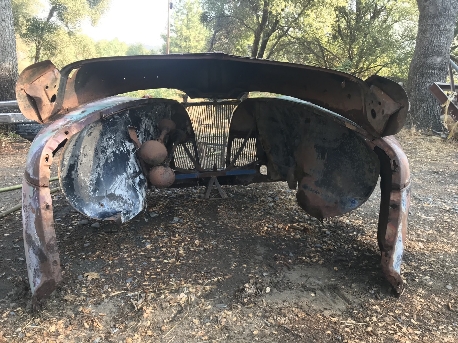 1941 Ford Complete Front Clip In Solid Original State Willing To Partout Lmk.