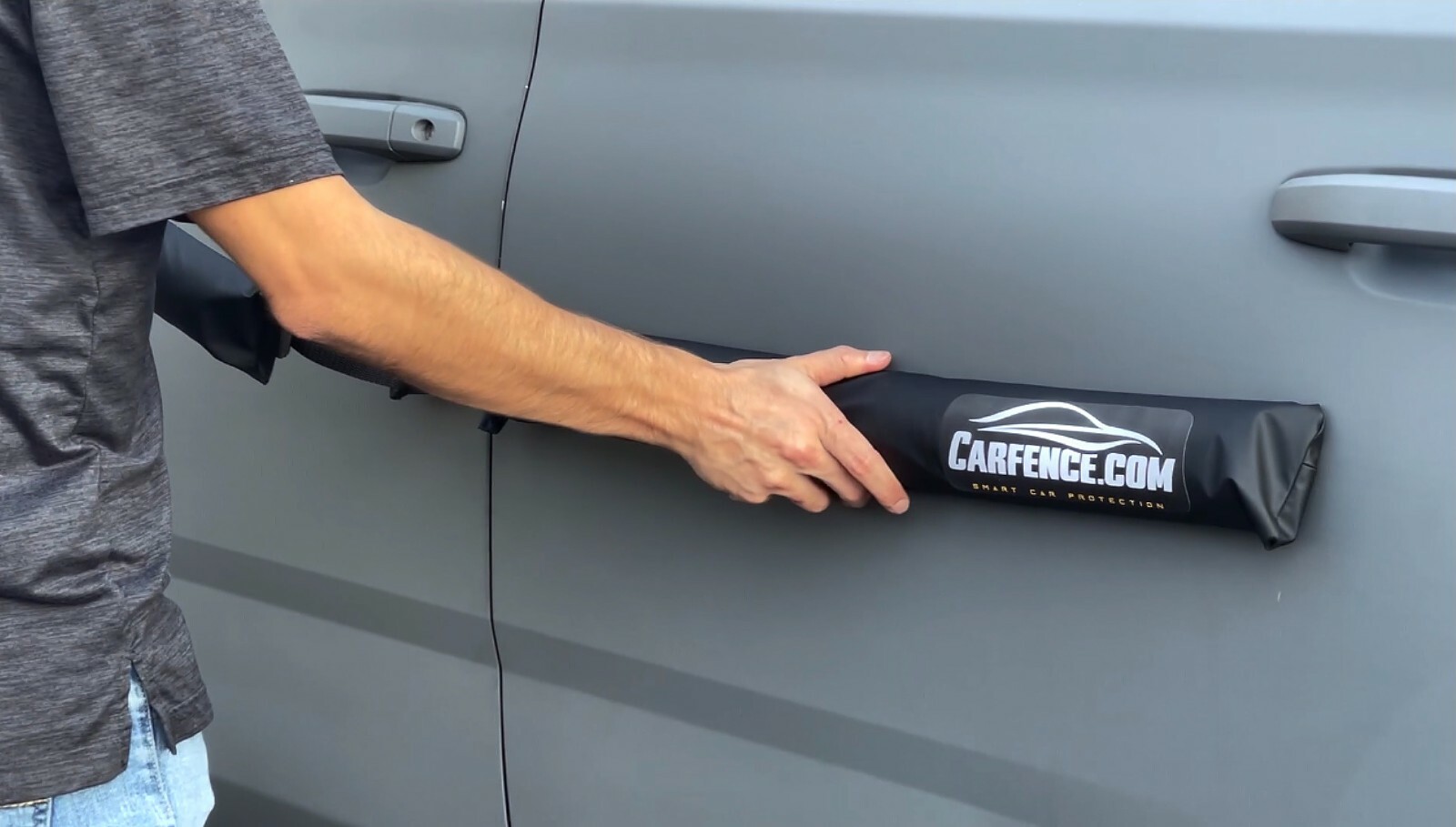 Set of 2 Car door dent protector removable magnetic prevent dents for both sides