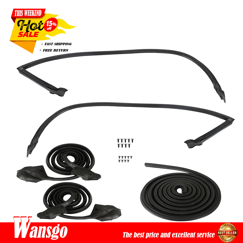 For 70-81 Camaro Firebird 5pcs Door Roofrail Trunk new Weatherstrip Kit