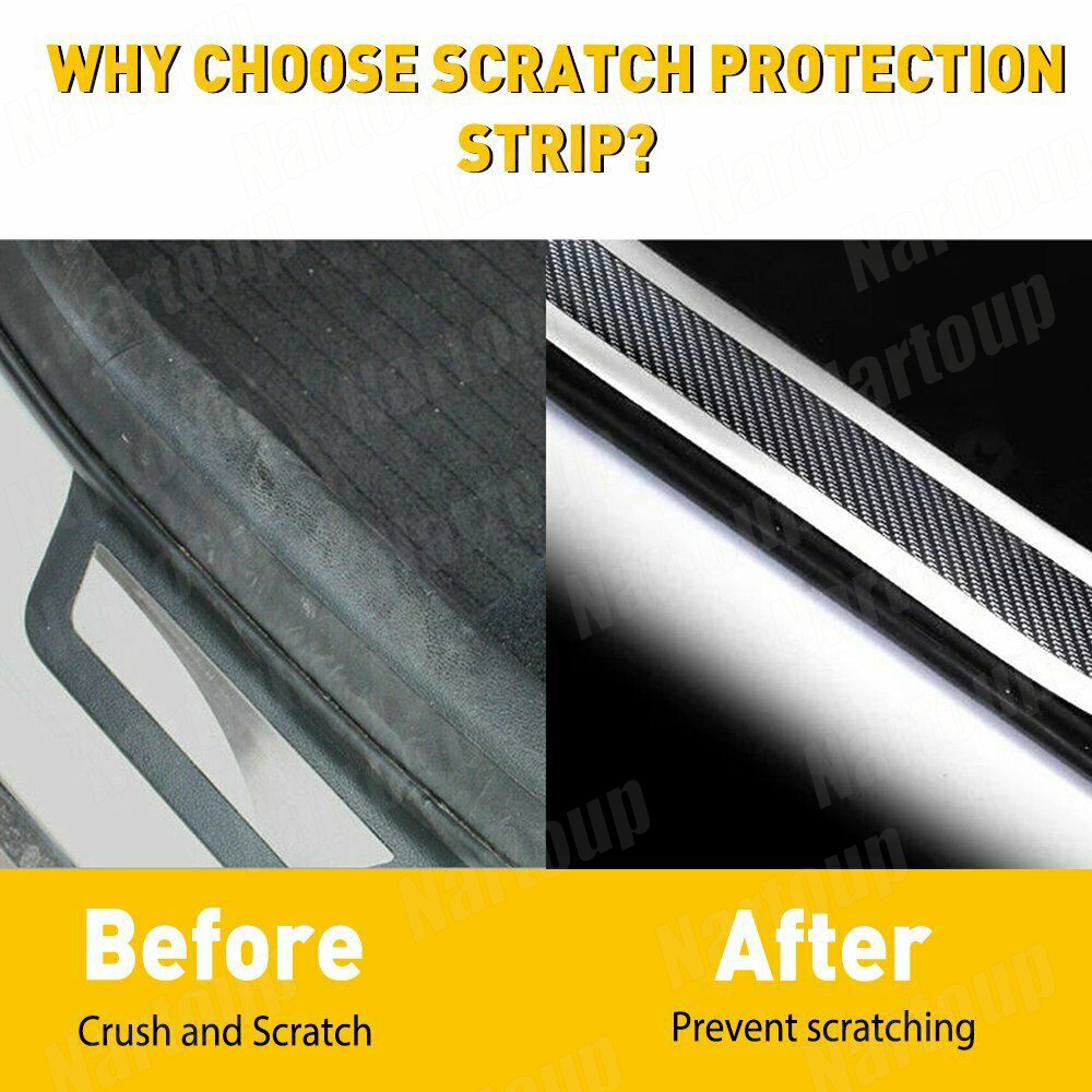 Car Accessories Door Sill Scuff Plate Anti Scratch Decal Sticker Protector Roll