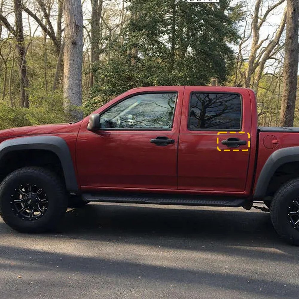 Rear 1X Door Left For Handle 2004-2012 Exterior Chevrolet Colorado GMC Canyon