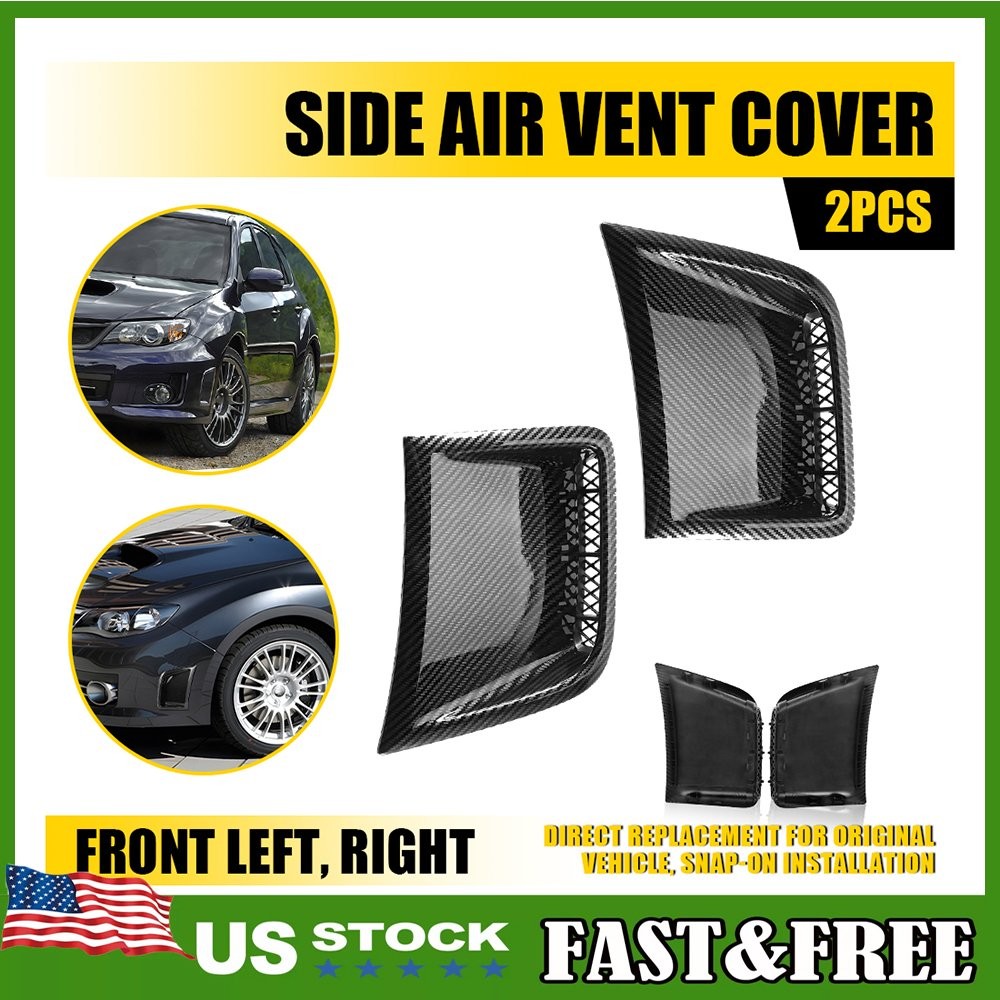 Fit 08-14 Subaru WRX STI OE Style Front Bumper Side Air Vent Corner Cover 1~10X