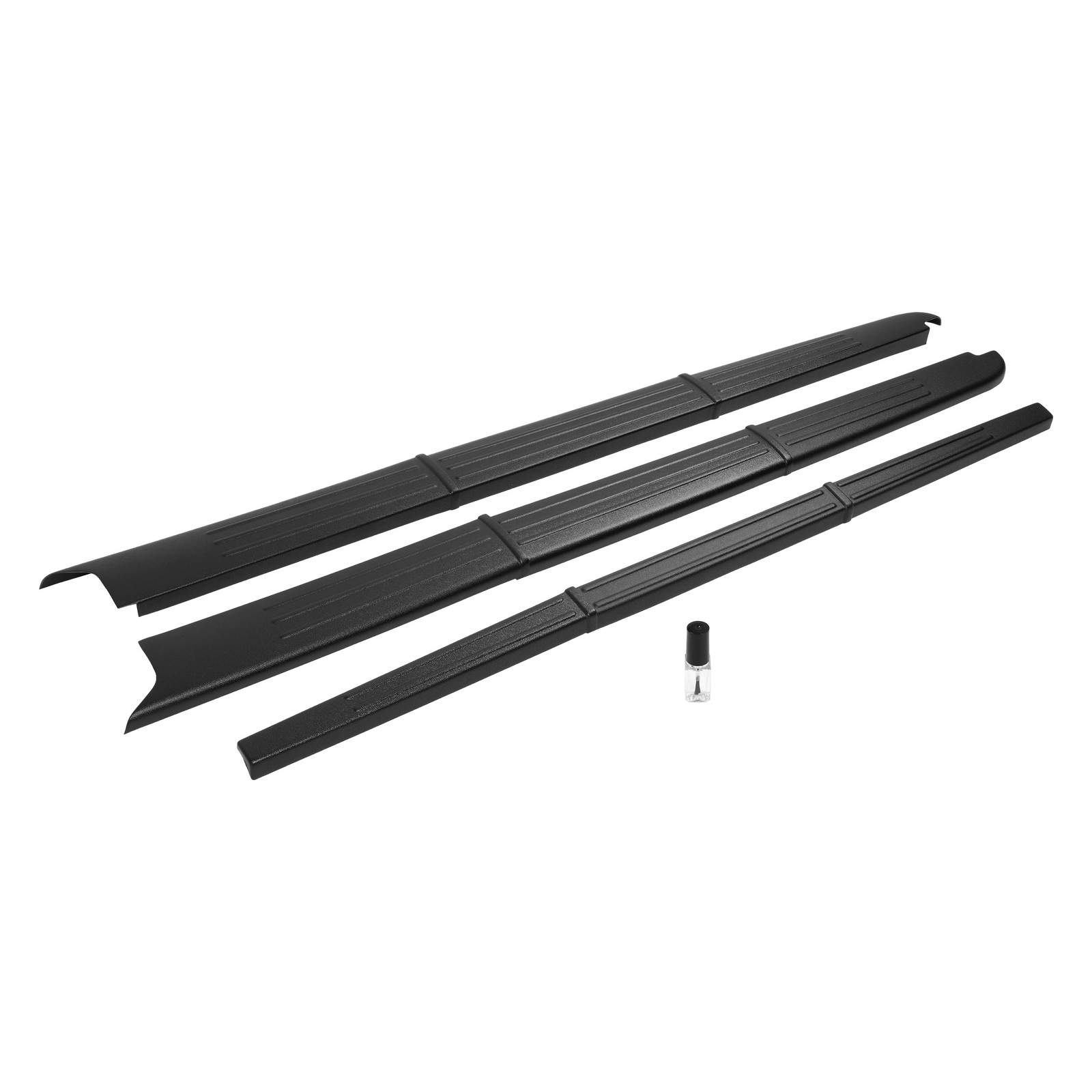 Fit 2004-2005 Ford F-150 Style Side 5.5′ Bed Rail W/Tailgate Cap Molding Set