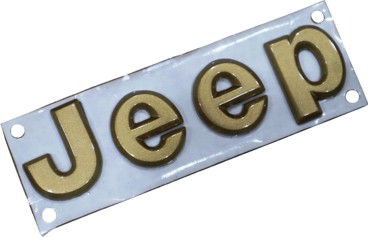 94-96 Jeep Grand Cherokee 5DS01PY2 Gold Nameplate Genuine Part NOS OEM Factory
