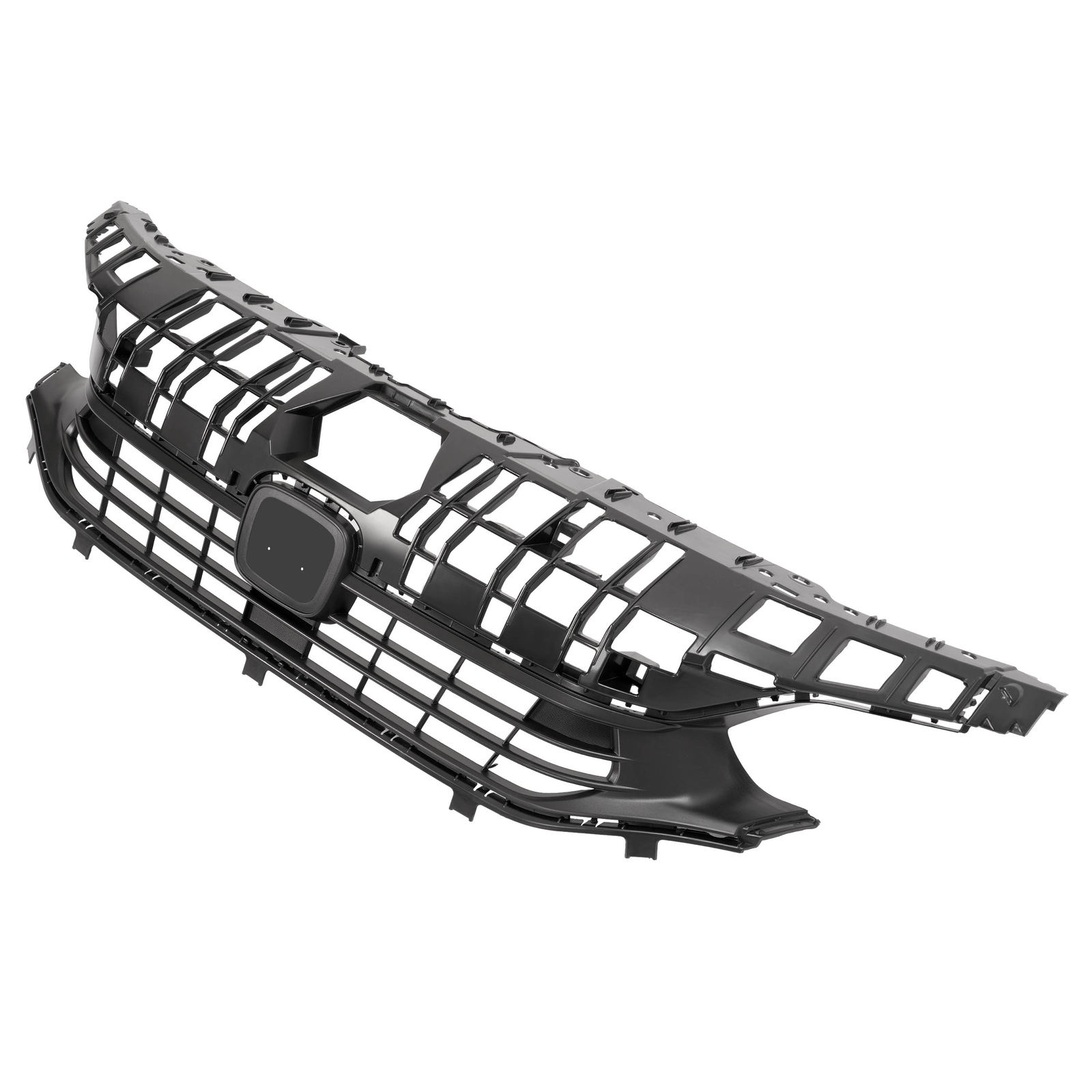 Front Bumper Upper & Lower Grill W/ Headlight Eyelid For Honda Civic 2022-2023