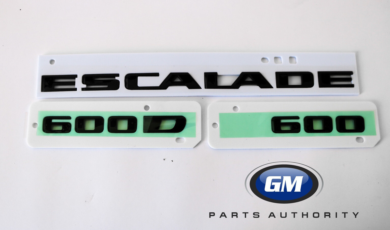 2021-2025 Cadillac Escalade Black Emblems 86543262 Escalade 600 600D OEM GM New