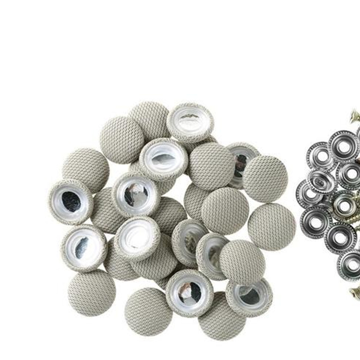60pcs Cloth Car Roof Snap Rivets Buckle Automotive Headliner Repair Button Screw