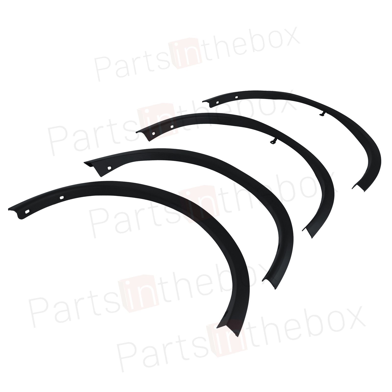 For 2014-2020 Nissan Rogue Black Front Rear Fender Flare Molding Trim Left Right