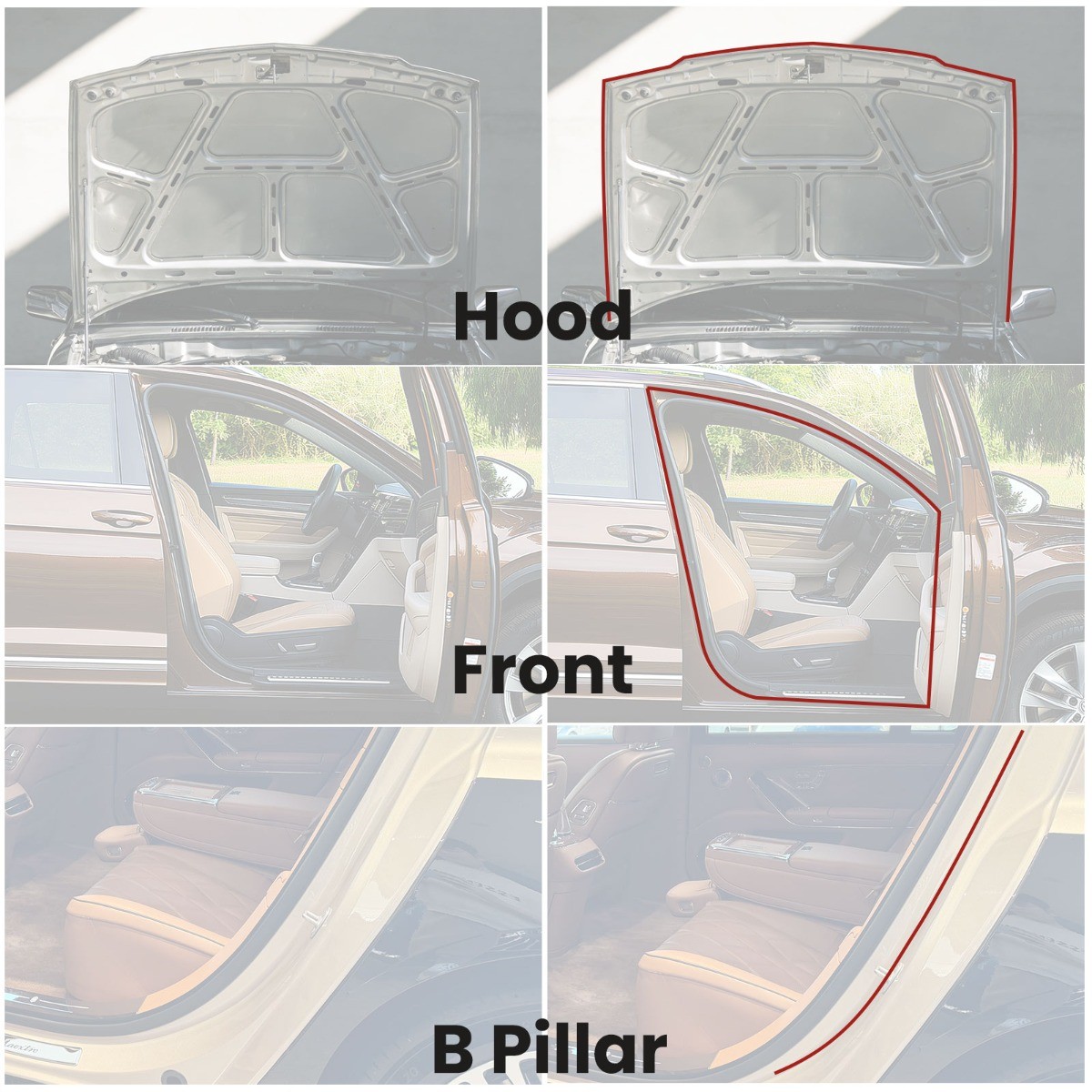 32ft U Shape Car Door Edge Guard Molding Trim Rubber Edge Strip Seal Protector