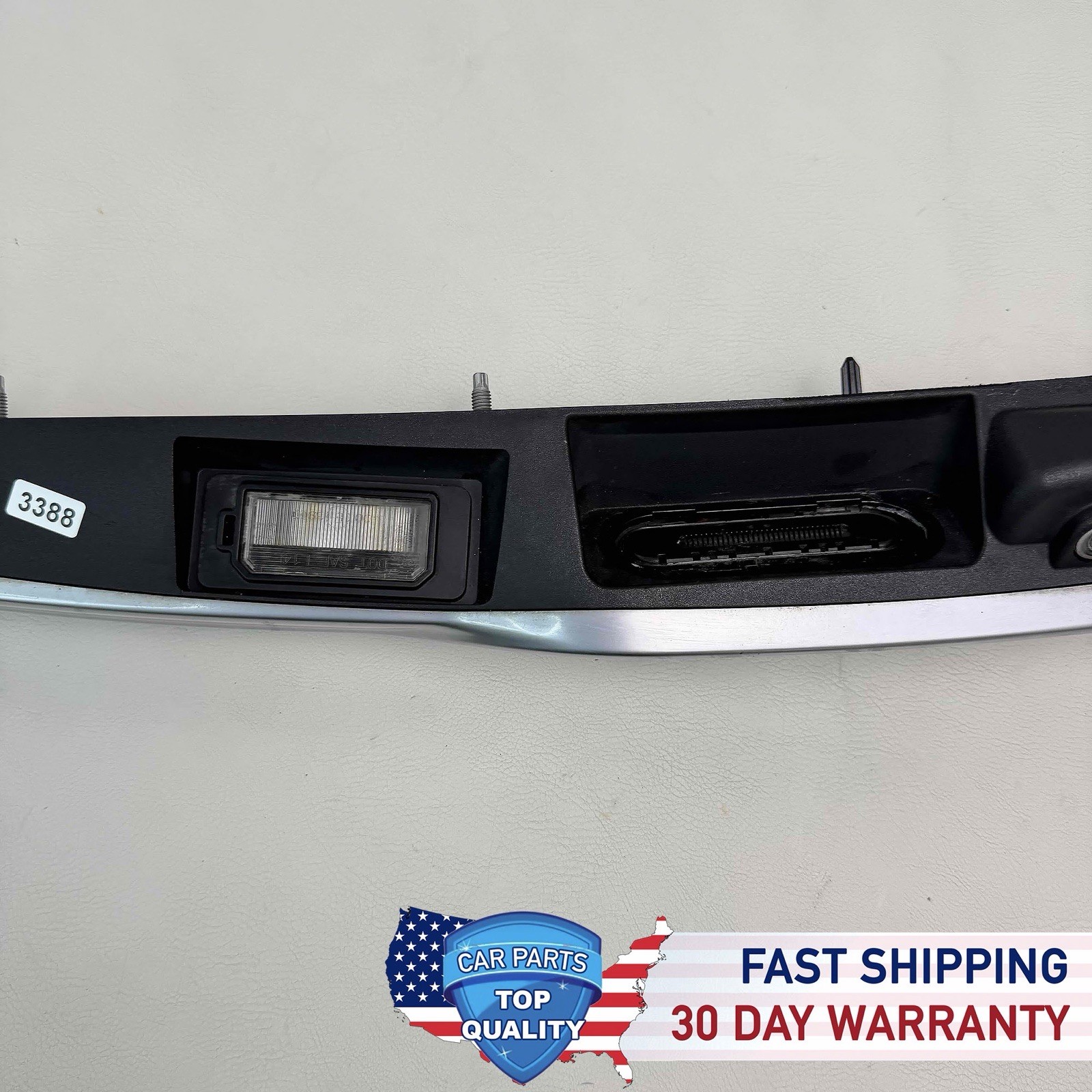 2016-2018 Fiat 500x Rear Trunk Satin Chrome Lid Molding w/ Camera OEM 6QZ04U00AA