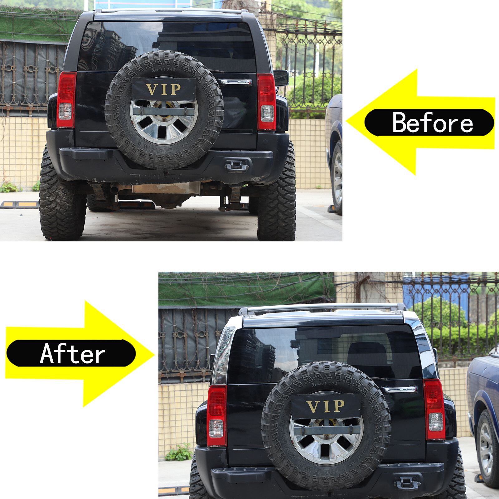 Chrome Silver Window D Pillar Trim Strip Cover For Hummer H3 2005-09 US
