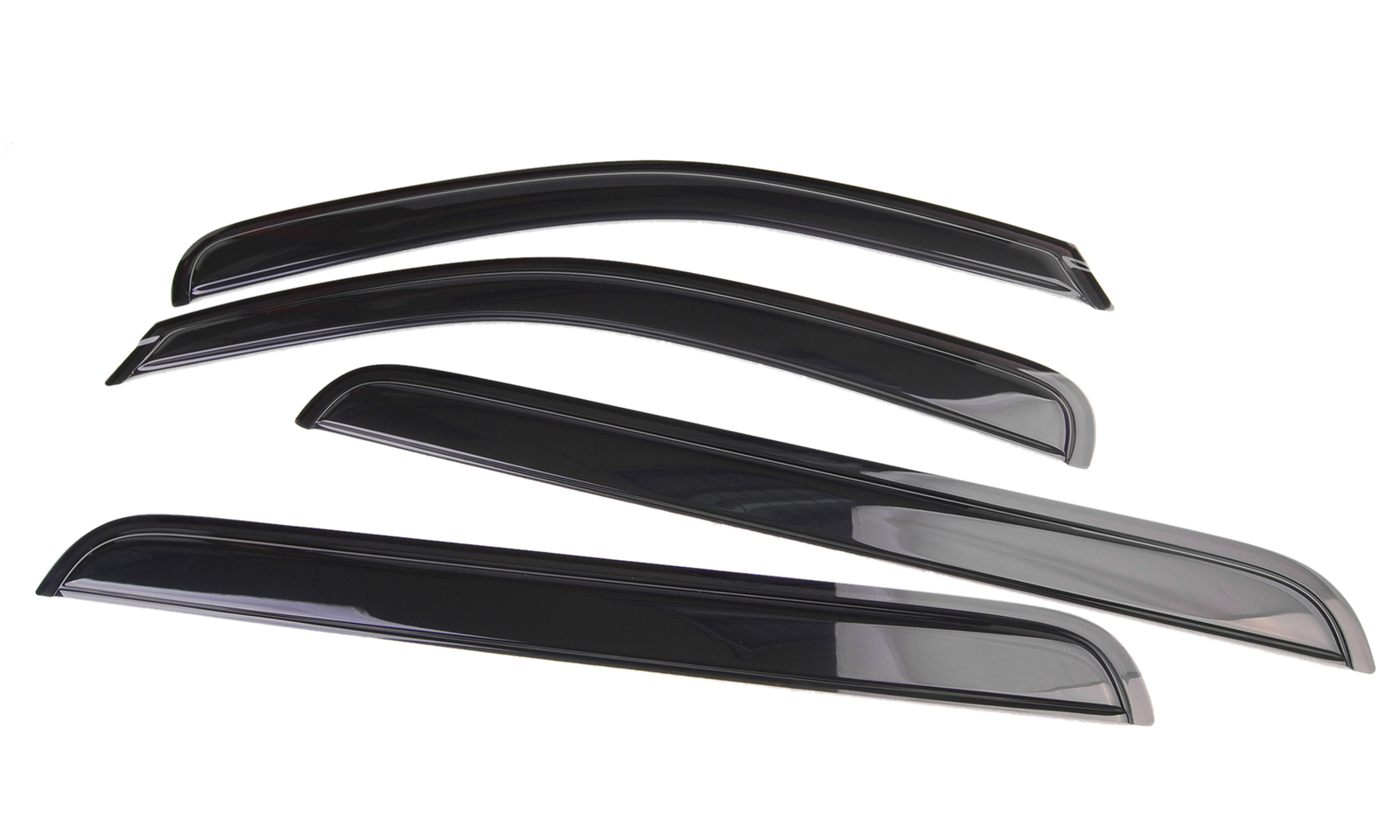 Fit 2005-2012 Nissan Pathfinder Acrylic Window Visors Vent Sun Rain Guard Shade