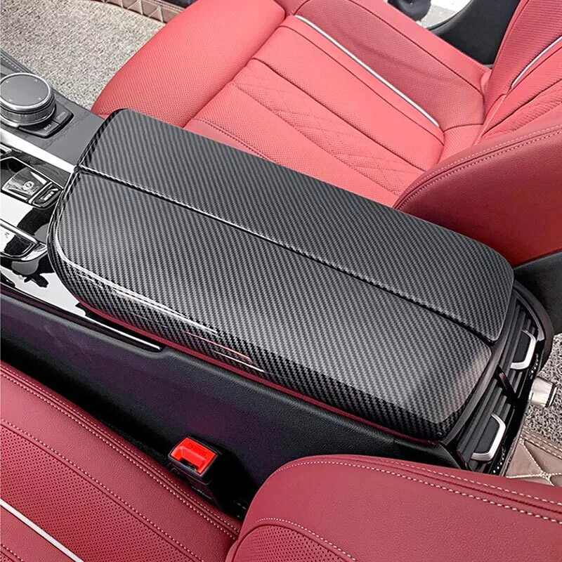 For BMW G30 G31 530i Carbon Fiber Color Car Interior Center Armrest Box Cover