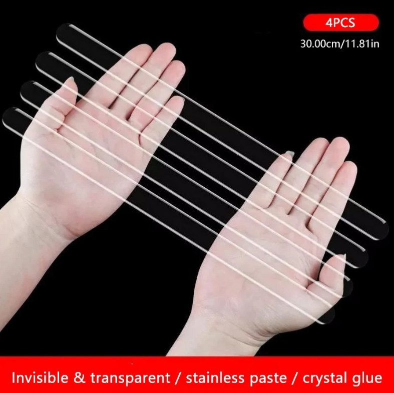 4pcs Transparent Car Door Bumper Protector Anti Scratch Body Guard Strip – NEW