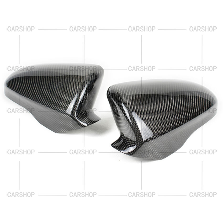 For BMW M6 F06 F12 F13 2012-2018 Carbon Fiber Side View Mirror Cover Caps Add On