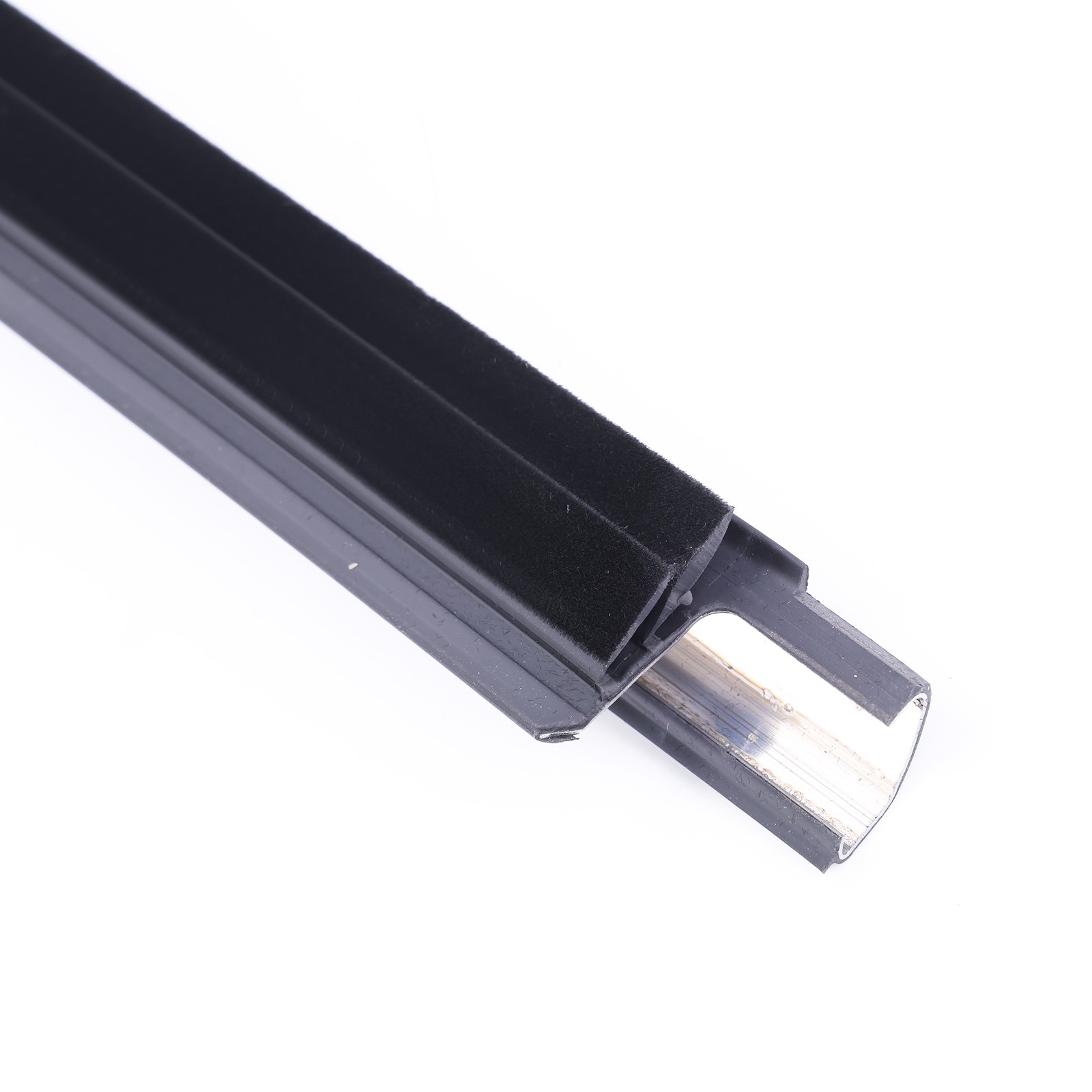 2PCS Door Weather Strip Window Belt Seal Molding Trim For 1996-2000 Honda Civic