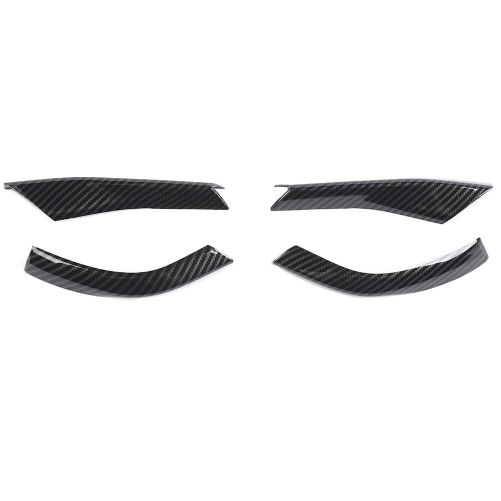 Inner Door Sill Guards Frame Trim Cover Trim Strips For Chevy Silverado 2014-18
