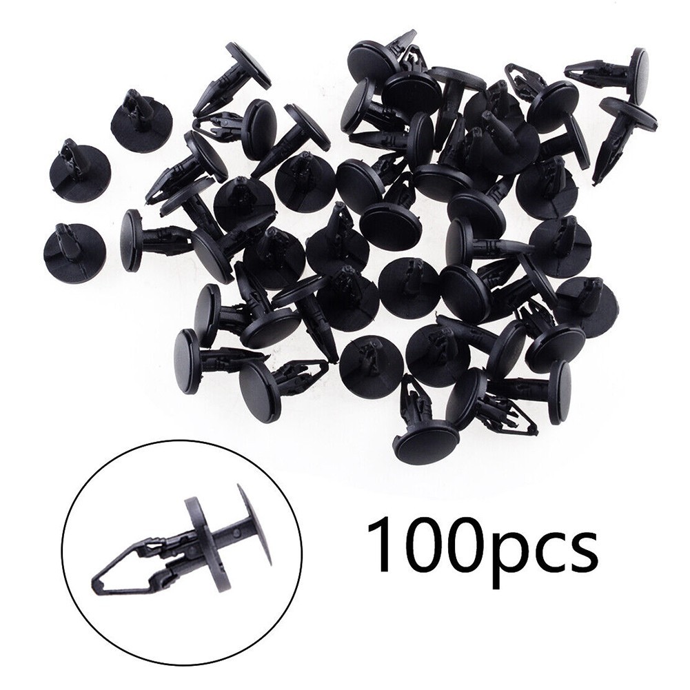 100pcs Bumper Push Pin Retainer Clips Fit For Ford For Chrysler High Quality