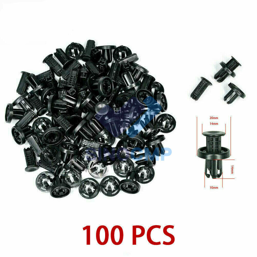 100x Push Type Clips Fits For Honda Acura Part 91505-TM8-003 Free Shipping US