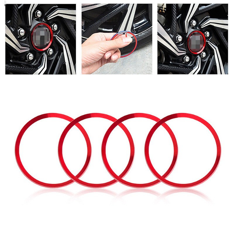 4x Car Wheel Center Hub Ring Durable Metal Aluminum Fit For Honda Civic 16-2019