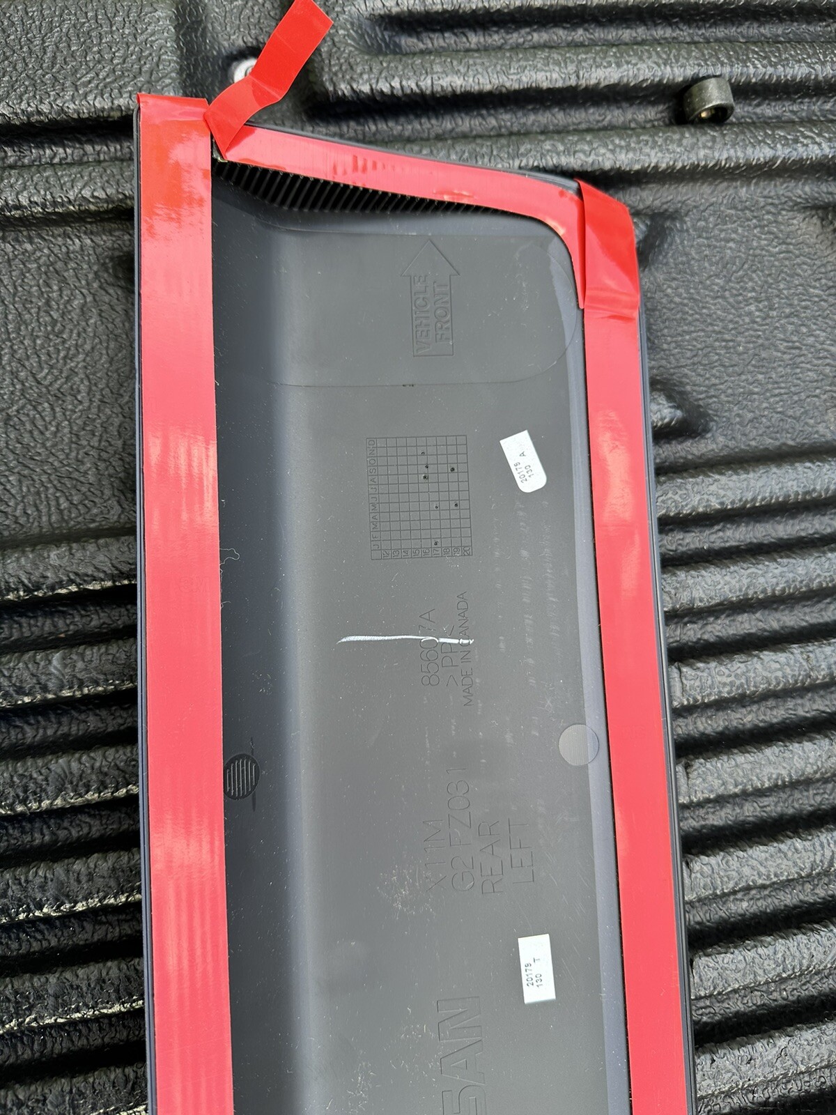 2013-2020 Nissan NV200 Body Side Molding Rear Door Driver Side 999G2-FZ031 OEM