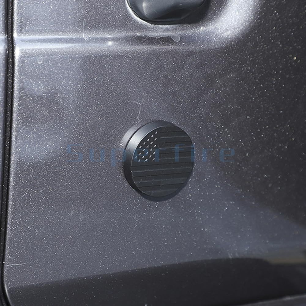 Flag Door Key Hole Keyhole Cover Cap Trim fit for Jeep Wrangler TJ JK JL JT 97+