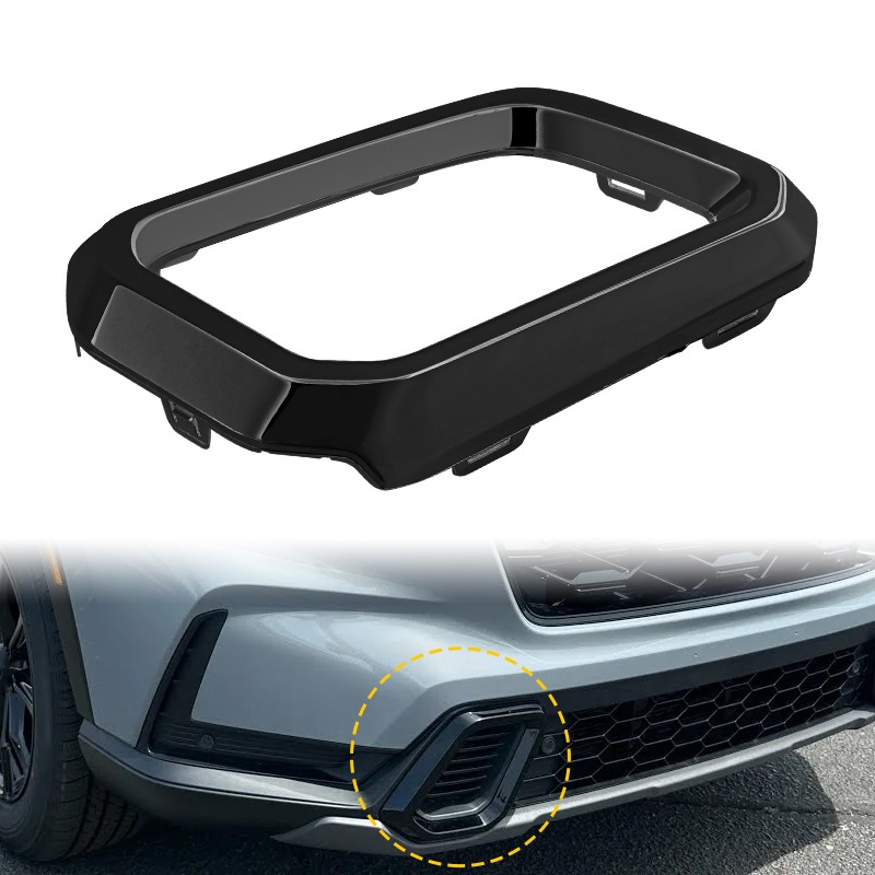 2PCS Front Bumper Lower Grille Trim Molding For Honda 2023 2024 2025 CRV Hybrid