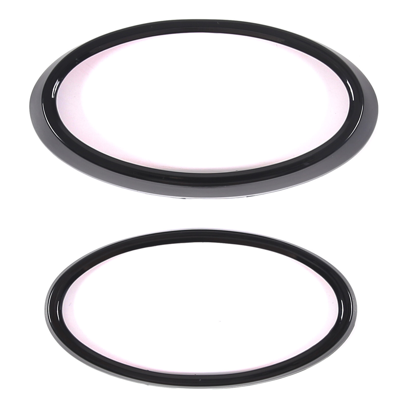 Glossy Black Front Rear Emblem Logo Badge Ring Trim Cover For Subaru WRX 21-23