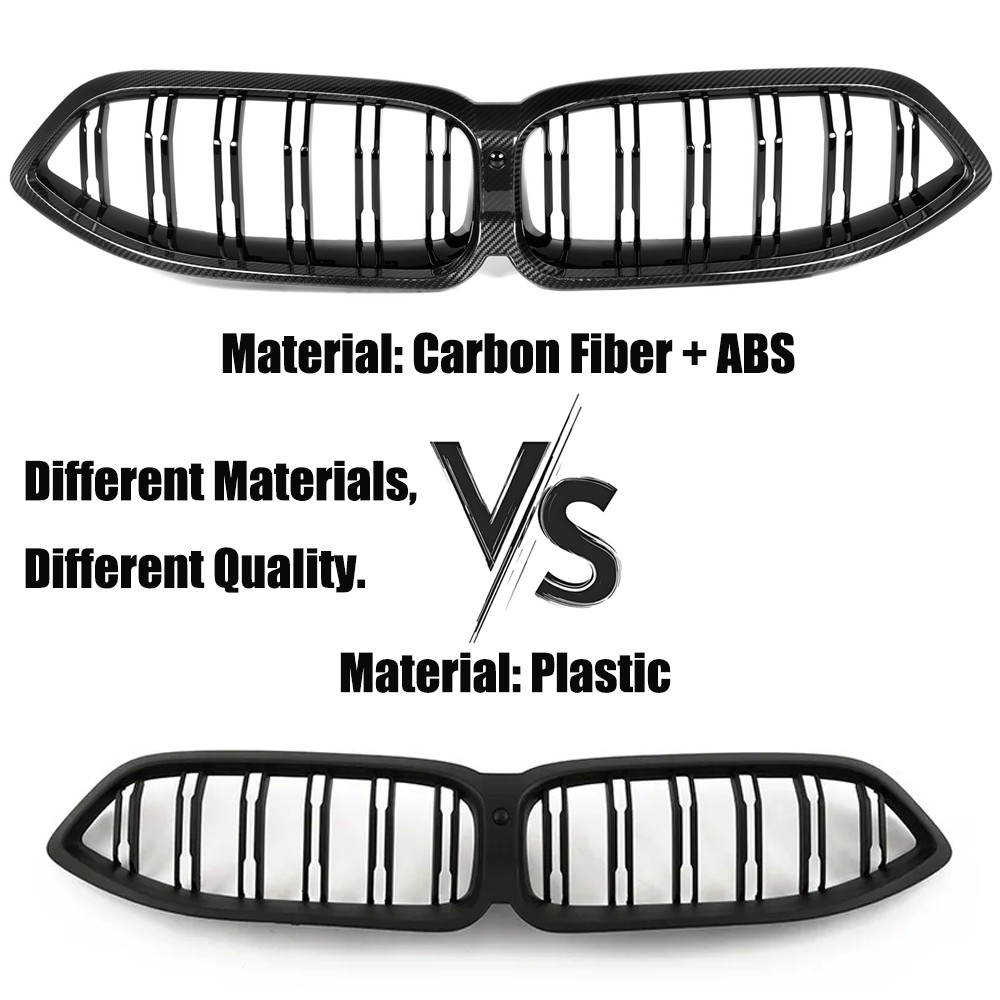 Carbon Fiber Front Grille w/ Camera Hole for BMW G14 G15 G16 840i M850i 2023-26