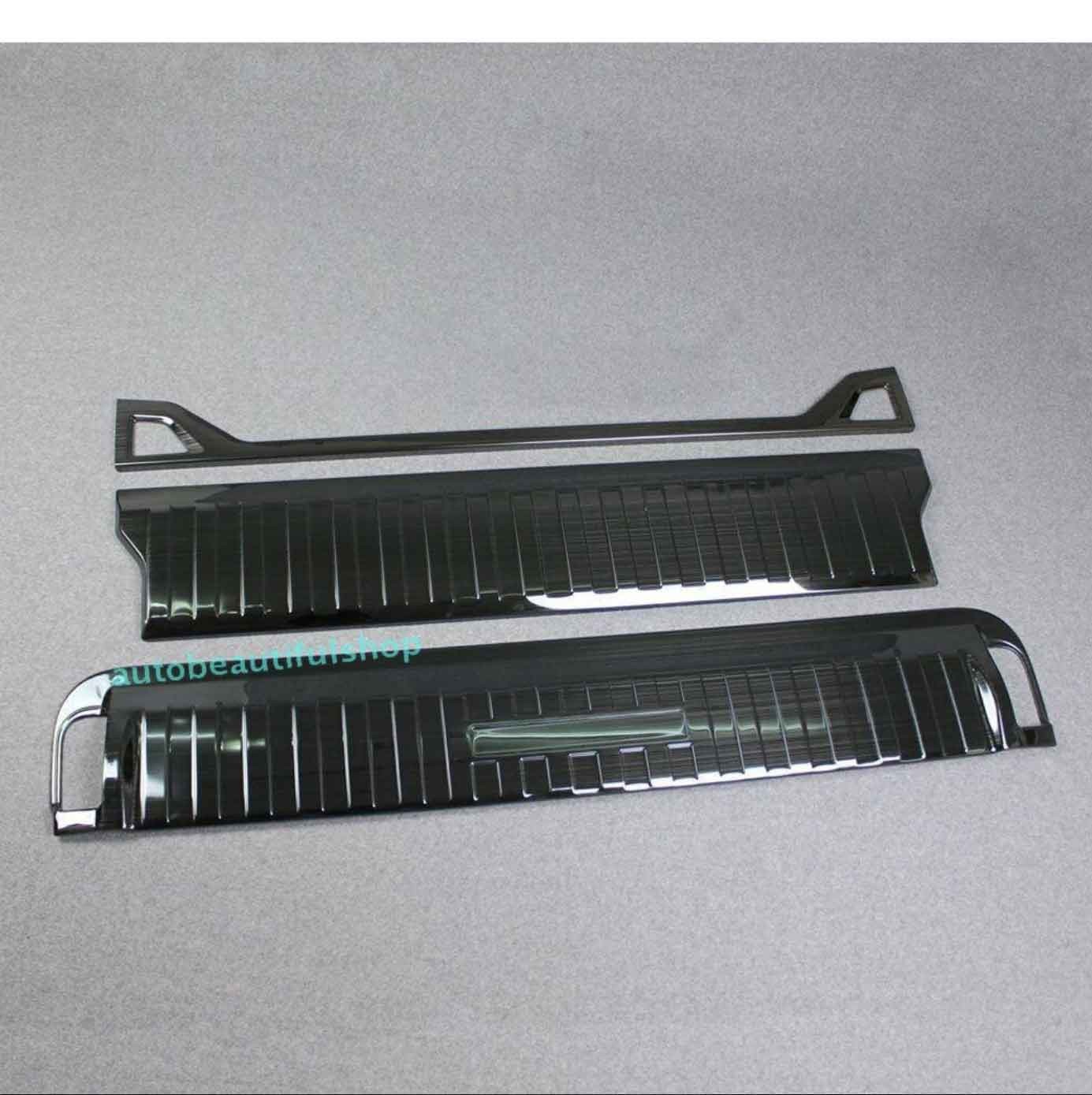 Fit for BMW 19-23 New X5 Rear Inside Bumper Sill Plate Guard Cover Trims Black