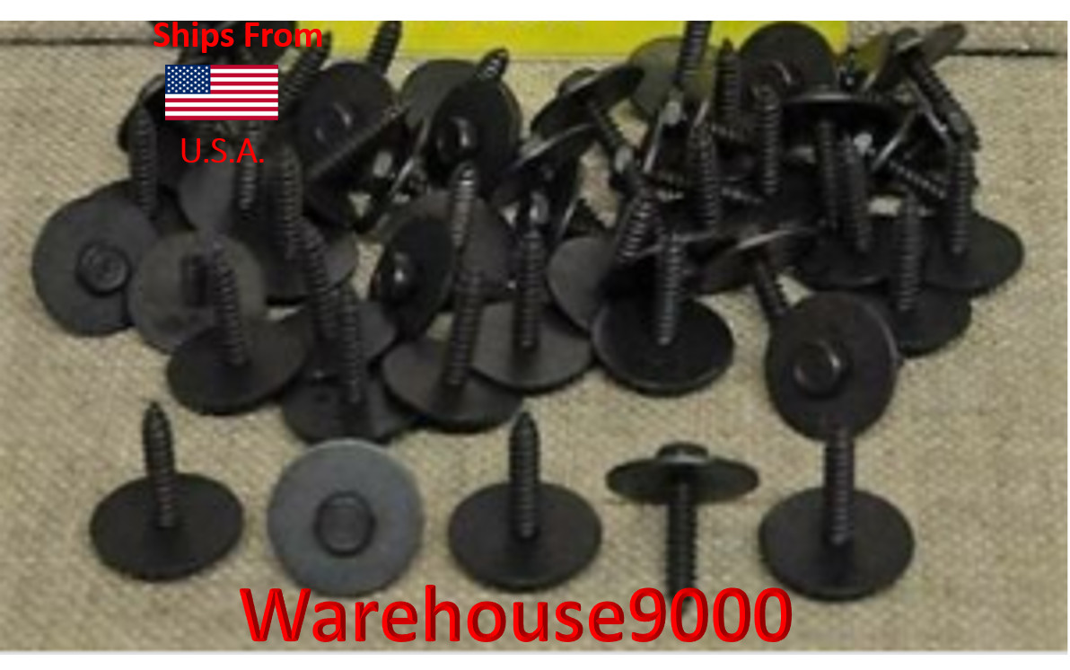 50 Hex Head Sems Tapping Screws & Washers Auveco 19278 GM OEM : 14090382 “USA”