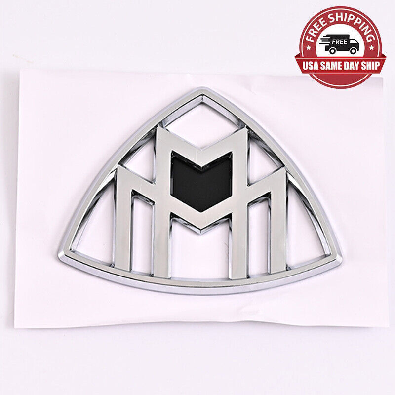 OESilve Maybach Emblem Rear Trunk Hatch vertical Badge For Benz S-Class W222