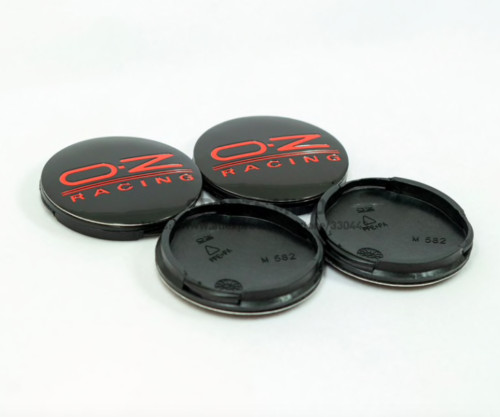 4 pcs 55 mm suitable for OZ Racing M582 Black Red Alloy Wheel Center Rim Caps