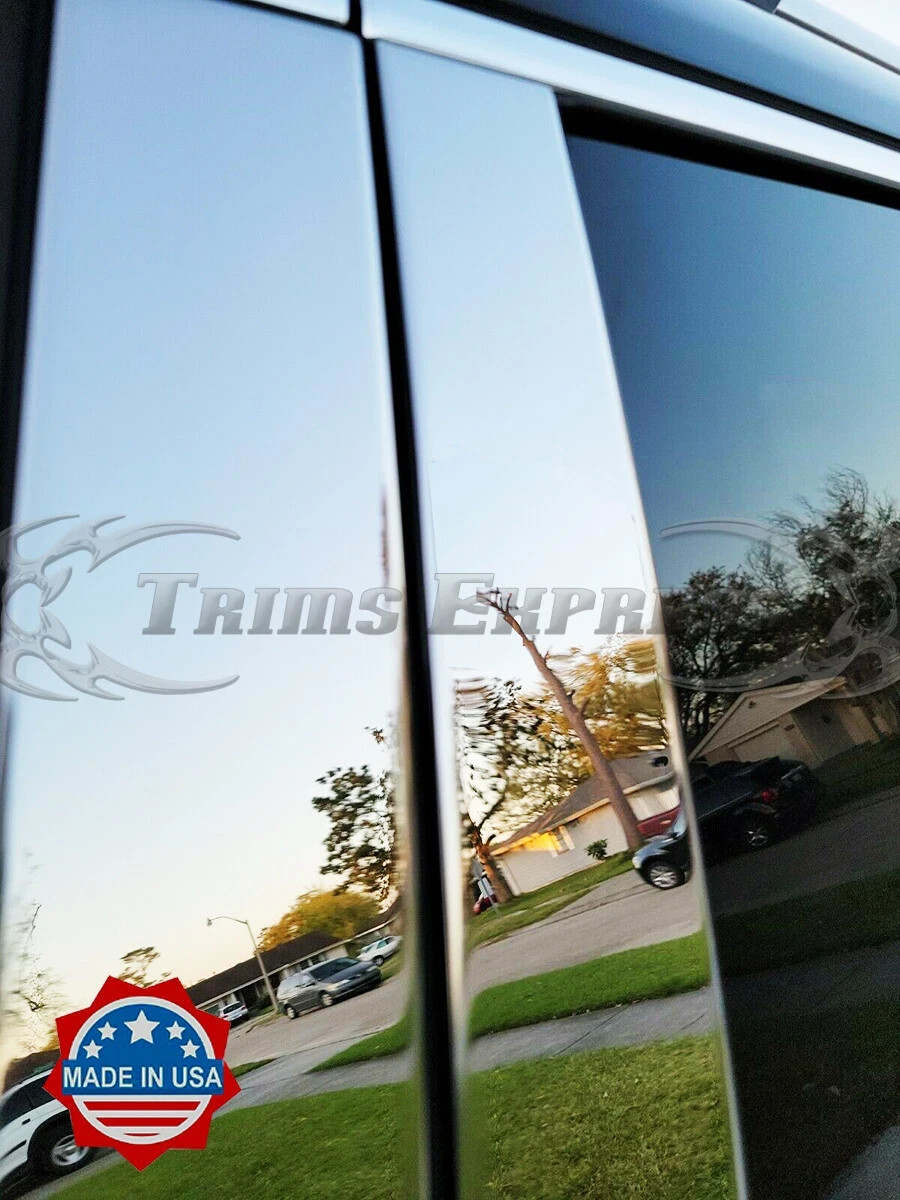 fit:2026-2027 Cadillac Vistiq Stainless Cover Door Pillar Post Trim 4Pc