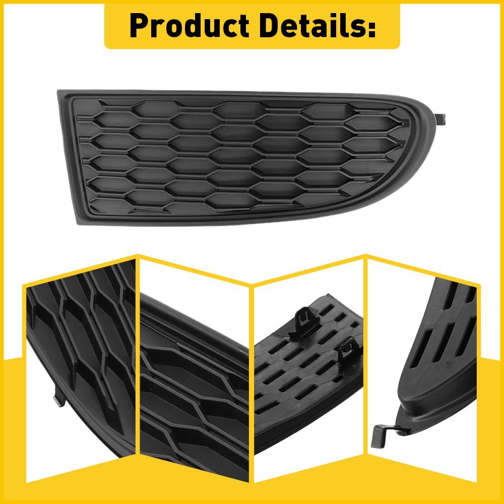 Front Right Side Fog Light Grille Cover 68079852AB 11-20 for Dodge Journey LN EO