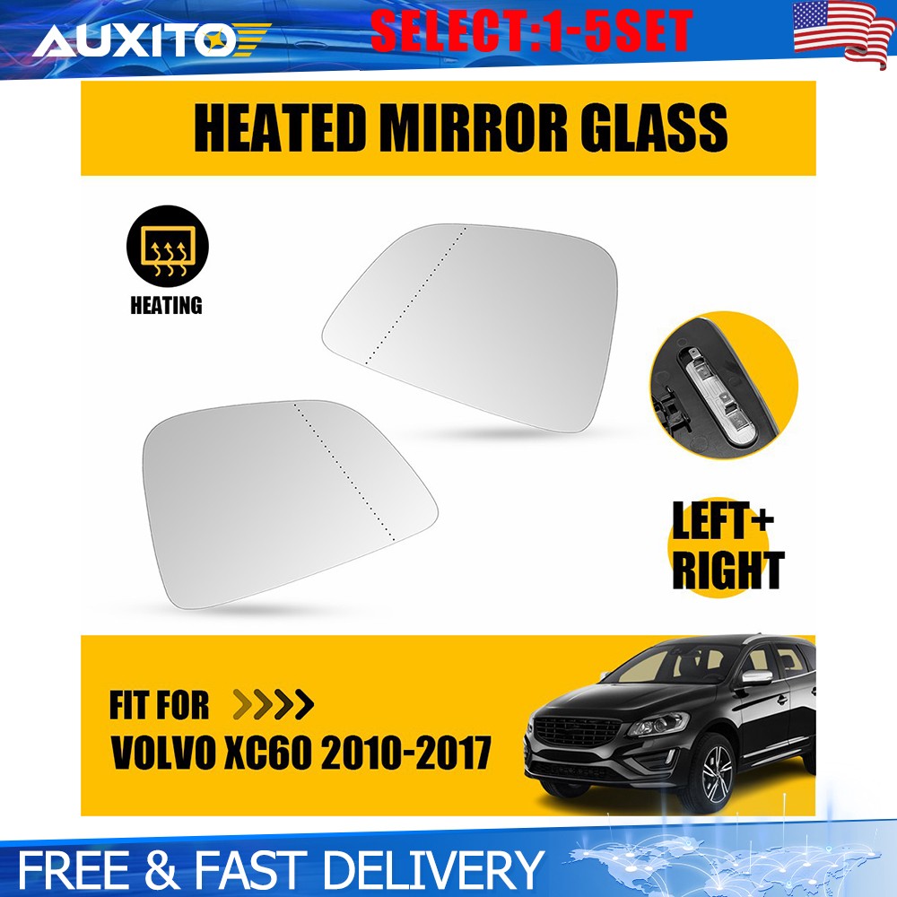 Heated Mirror Glass with Backing Plate for Volvo XC60 2010-2017 GA-VO2107 2-20