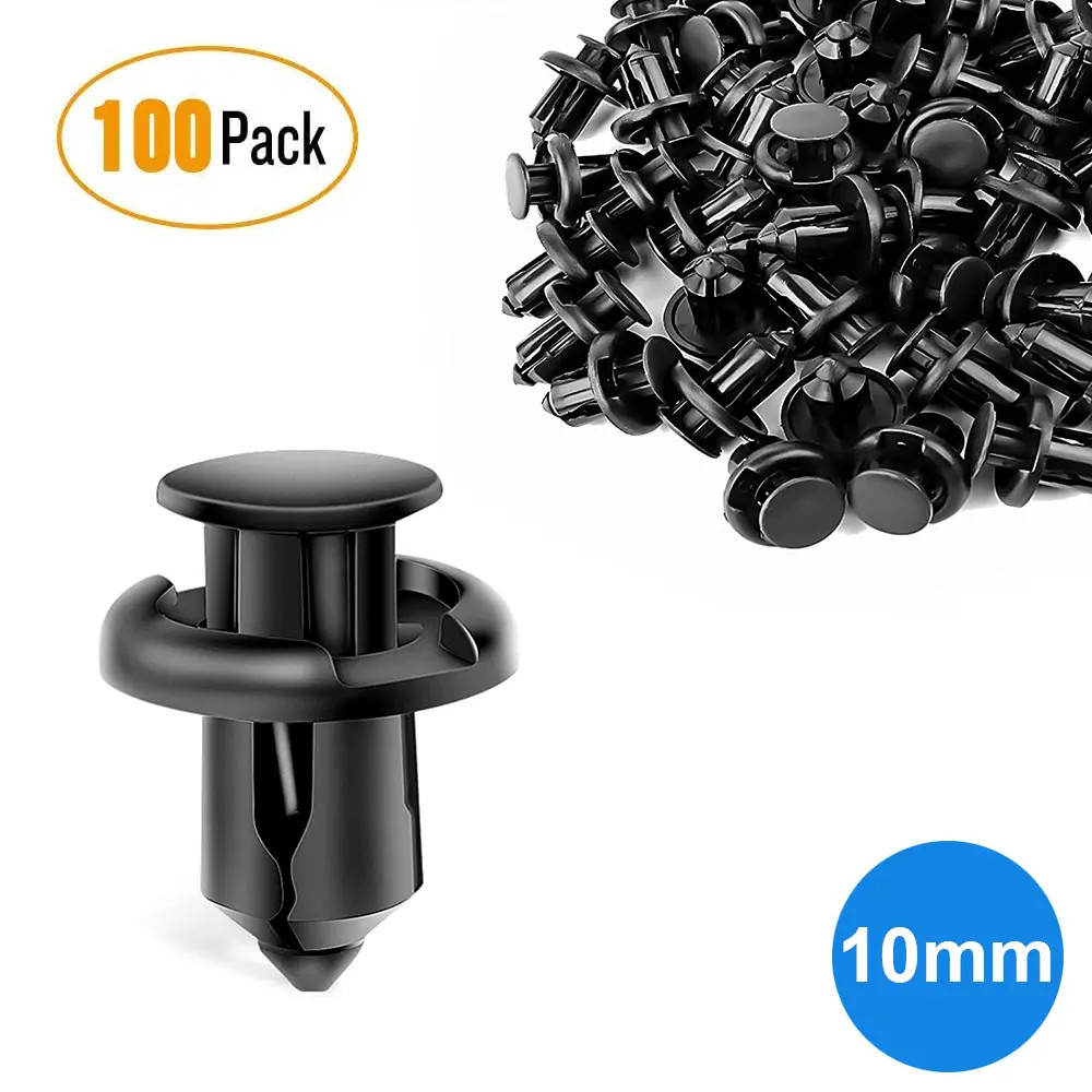 100x Bumper Fender Clip Retainer For 10mm Hole Subaru BRZ Ascent Outback WRX STI