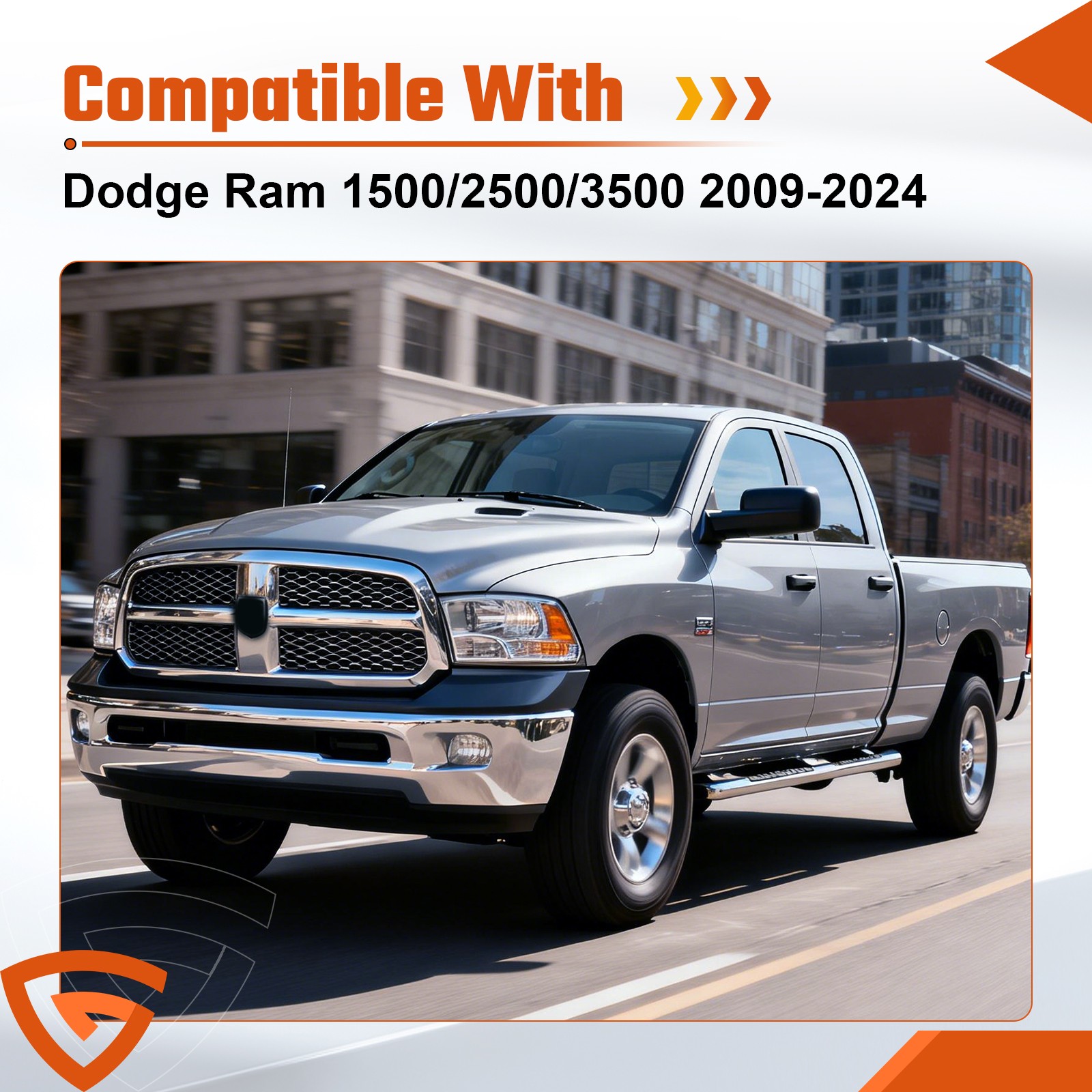 Grille Wiper Cowl Windshield Panel For Dodge Ram 1500 2500 3500 2009-2024 New