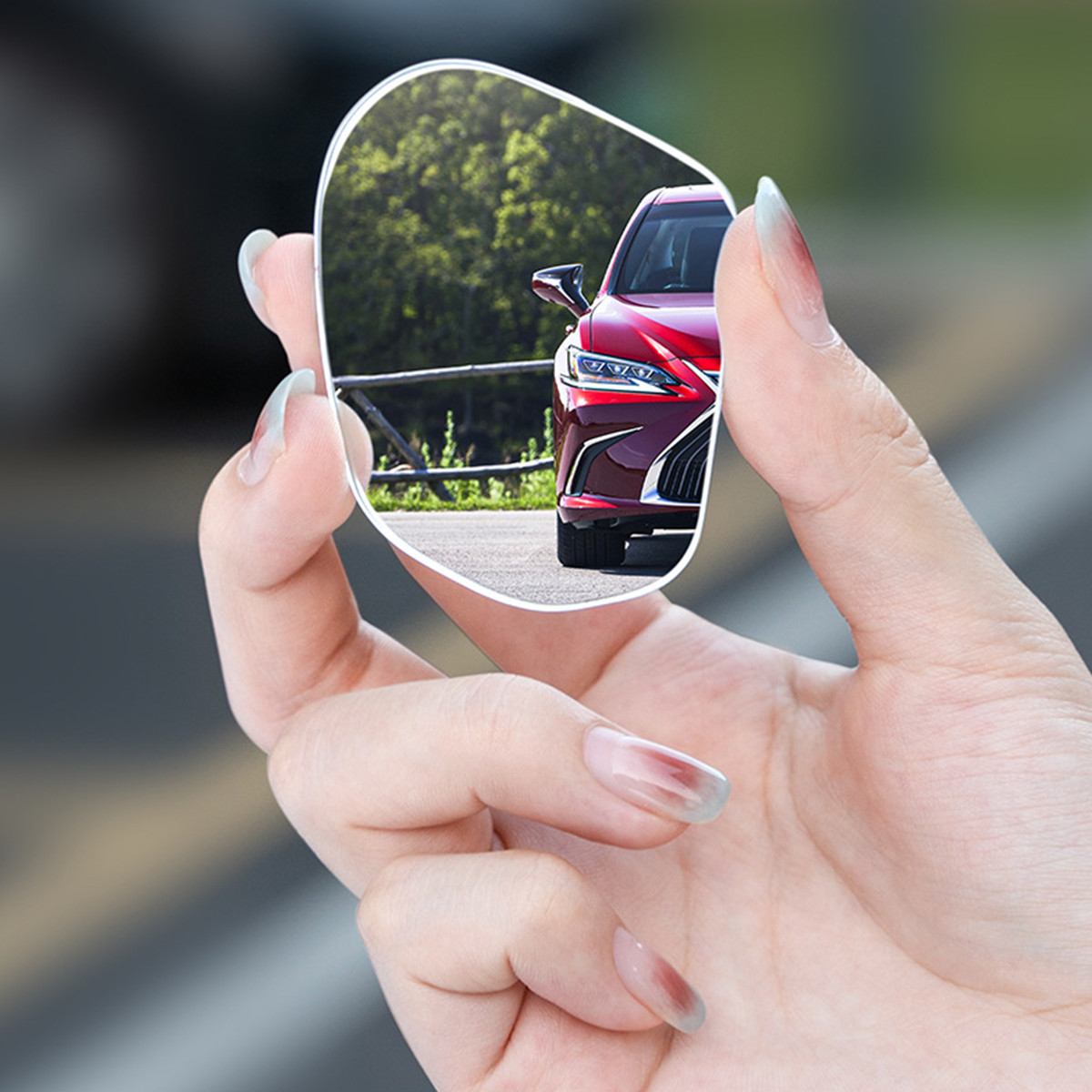 2Pcs Blind Spot Mirror Auto 360° Wide Angle Convex Rear Side View Car Truck SUV