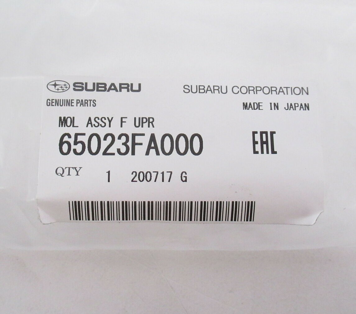 Genuine OEM Subaru 65023FA000 Upper Windshield Molding Assy 1993-2001 Impreza