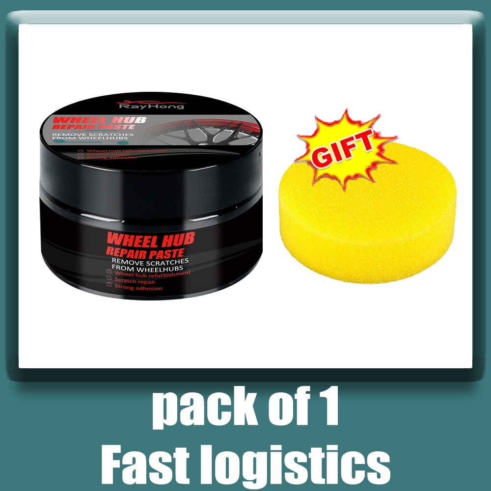 Car Wheel Rim Scratch Paste, Tire Paint Repair Paste – Black And White Silver